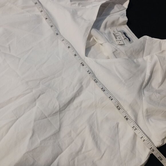 NEW Madewell V-neck Mini Shirtdress 100% Cotton in Eyelet White Size S - Picture 13 of 14